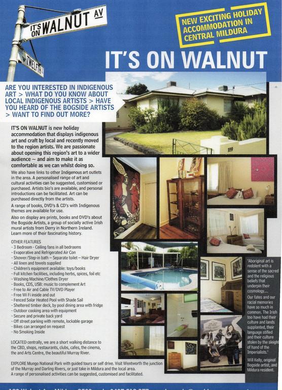 It'S On Walnut Villa Mildura Kamer foto